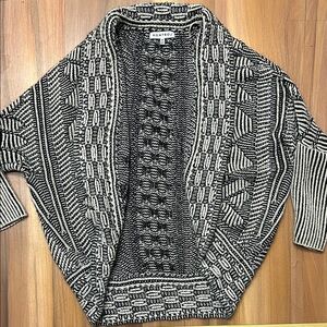 Kontrol Black and White Women's Knit Sweater